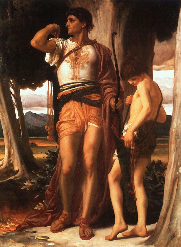 Lord Frederic Leighton Jonathan's Token to David Germany oil painting art